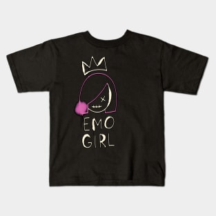 emo girl Kids T-Shirt